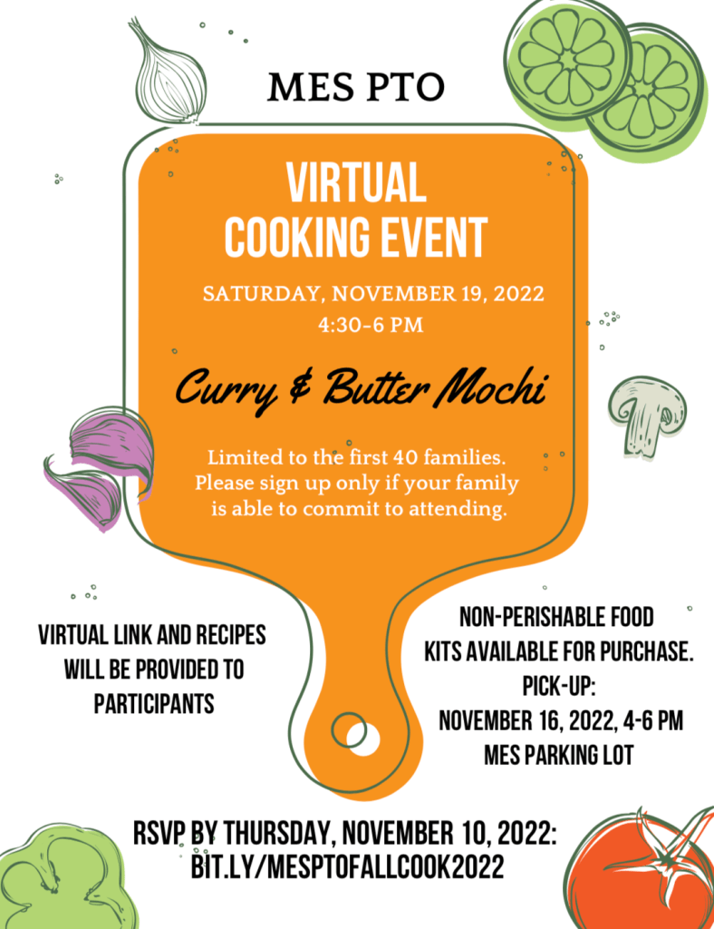 Please join us for a Virtual Cooking Event on Saturday, November 19th ...